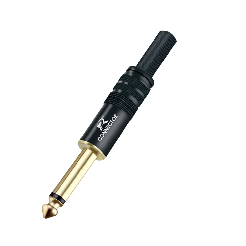 

Аудиоразъемы R TC082+TC081 6,35 мм черные