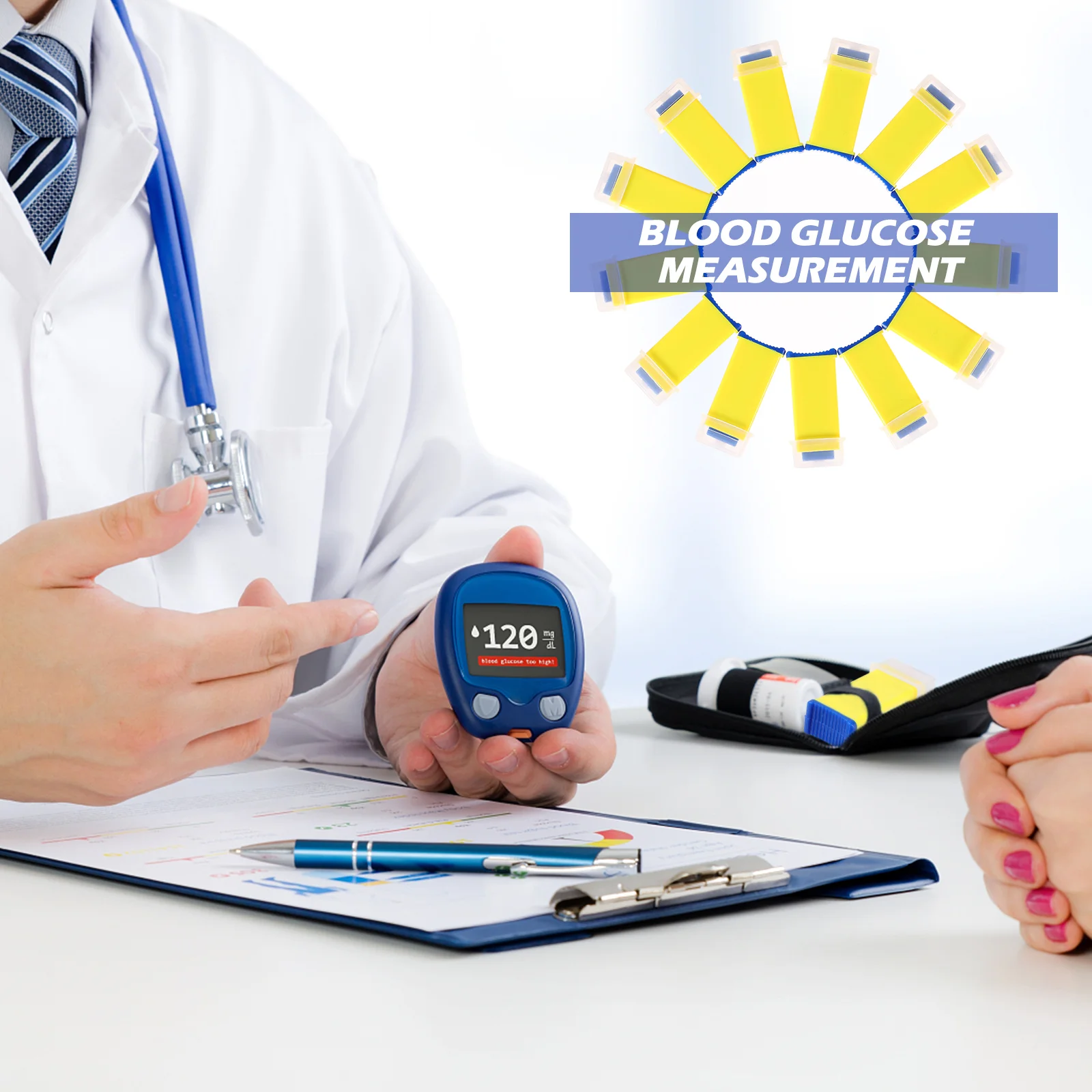 Бансет крови для домашней больницы ручка луча устройство пресс-типа игла сбора