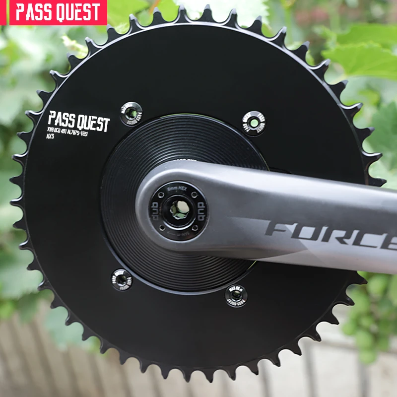 

PASS QUEST TOP AXS Mountain Road Bike Chain Narrow Wide Chainring/110 BCD 4 Arm Adapter Converter