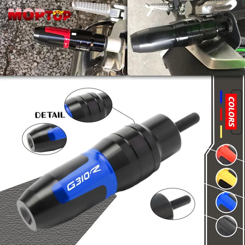 

NEW Motorcycle Accessoires Falling Protection Exhaust Slider Crash Pad sliders For BMW G310R G310GS G310RR G 310R 310GS 310RR