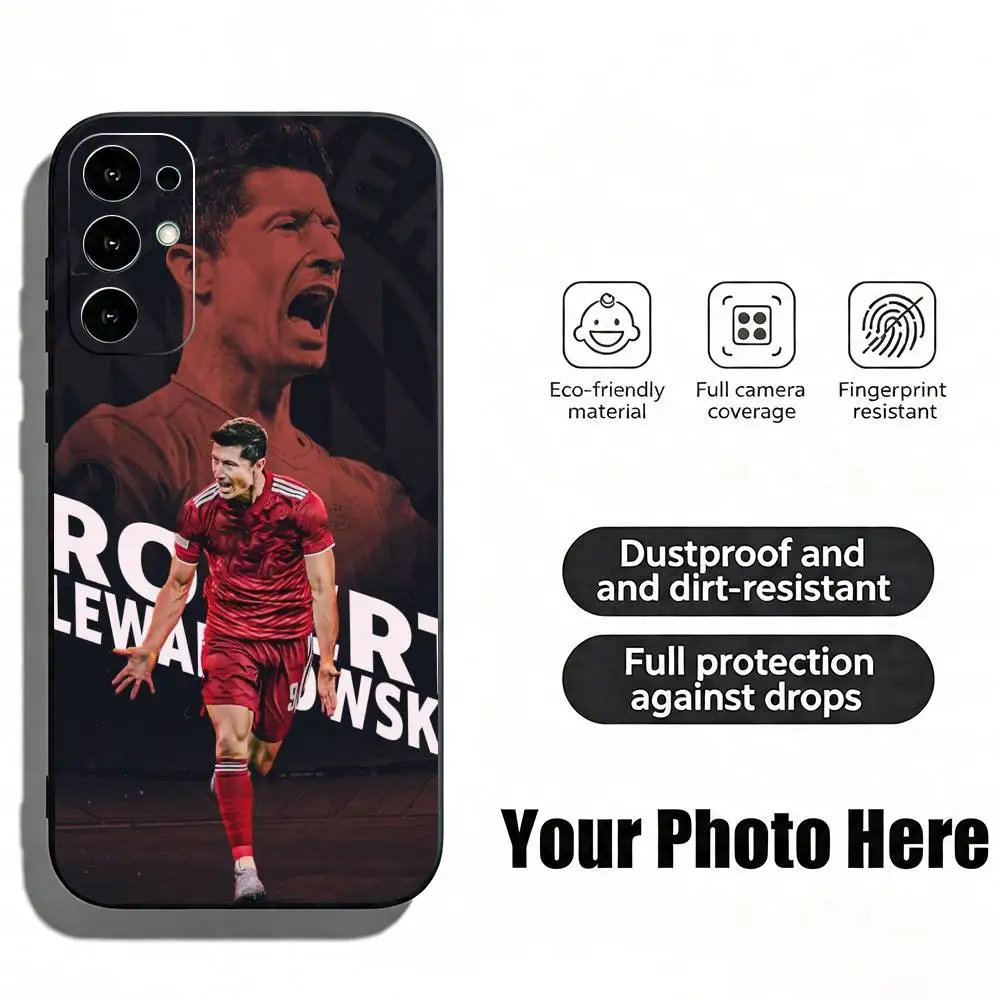 Фото Чехол для телефона Football R-Robert L-Lewandowski для Samsung S25, S24, S21, S22, S23, S30, Ultra, S20, Plus, Fe, Lite, Note, 10, черный №3
