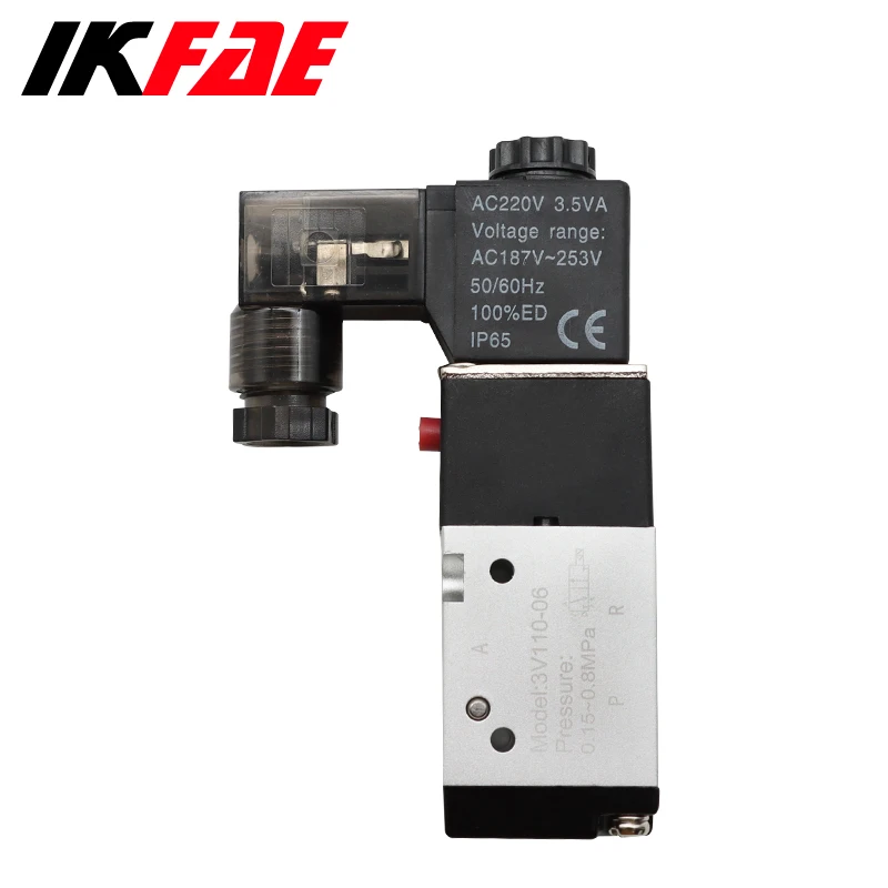 Пневматический Соленоидный клапан 3/2 Way Airtac Тип 2 Позиция 3 порта управляемый