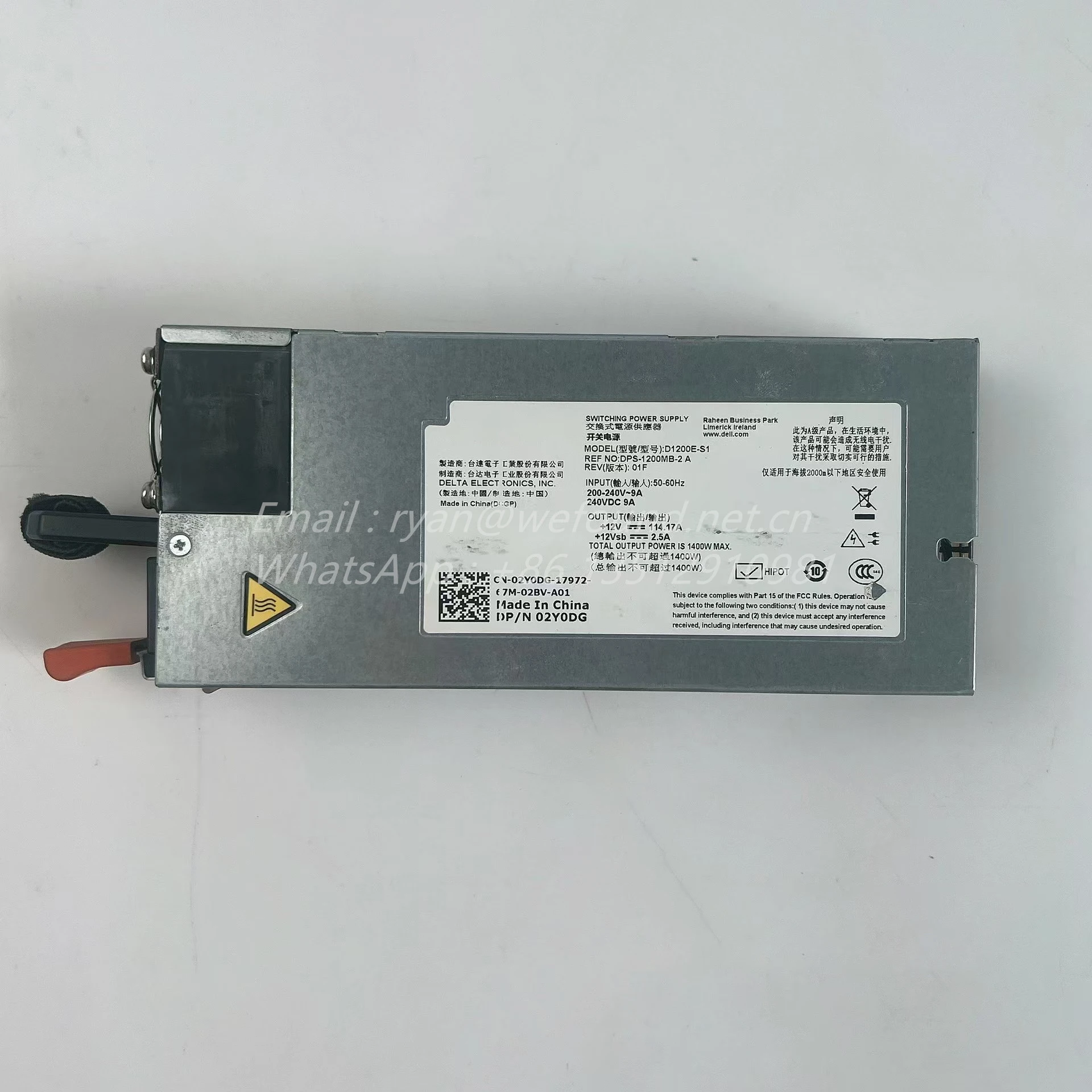 D1200E-S1 для DELL C6320/C6220/C6145 1400W DPS-1200MB-2 DPS-1200MB-1A