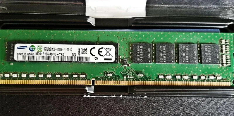 

RAM M391B1G73BH0-YK0 memory 8G 2RX8 PC3L-12800E 1600 pure ECC UDIMM