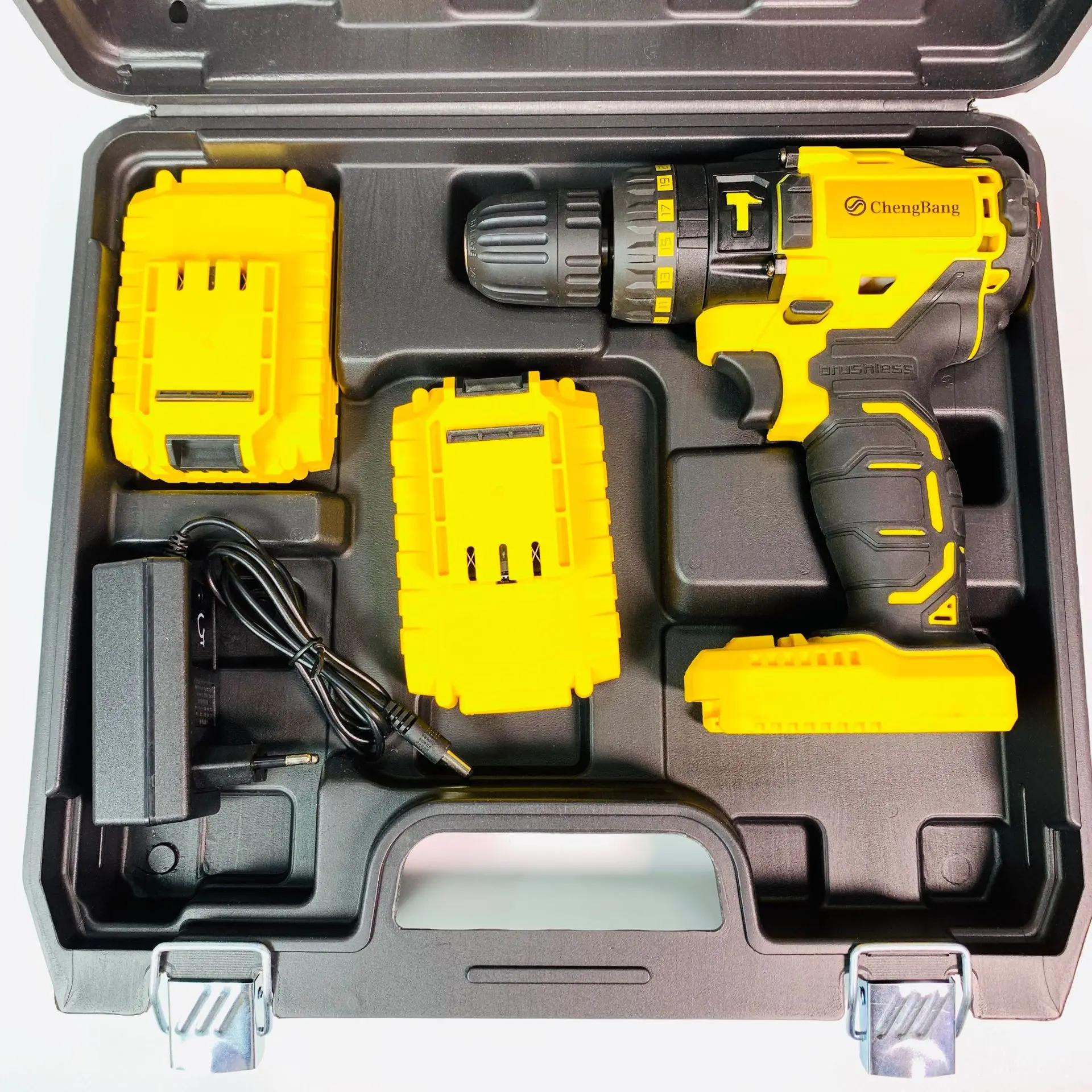 yellow impact lithium electric drill sets how A02