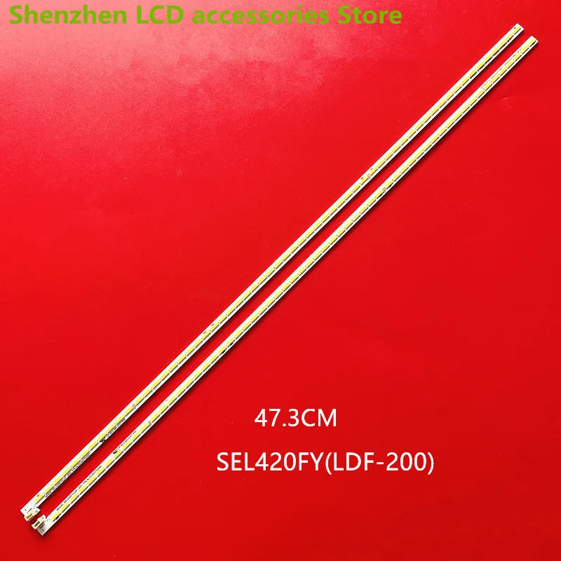 

FOR 42E760A SEL420FY(LDF-200)-X2-A SEL420FY(LDF-200)-X2-B LC420EUJ-SFK2 LCD TV backlight bar left + right　473MM 60LED