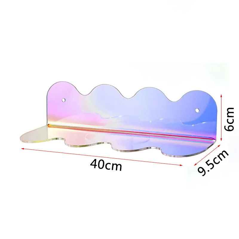 Акриловые волнистые полки