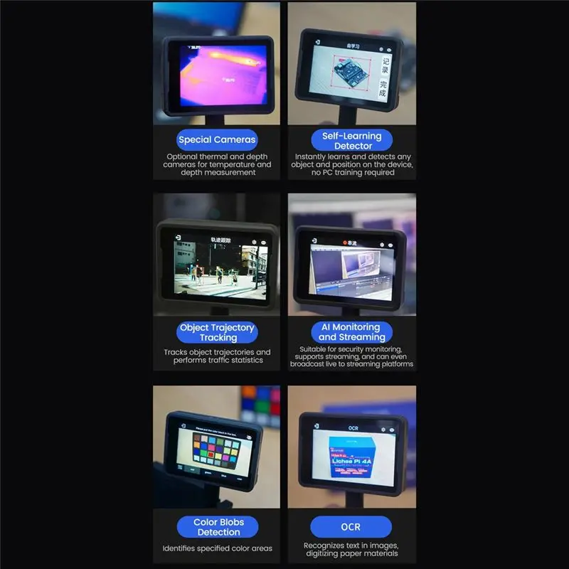 Фото Комплект для разработки ABFN-Maixcam: плата NPU RISCV AI с поддержкой визуальных и аудиофункций, последовательного порта, WIFI6, SG2002 и 4МП камерой, совместимость с Python/C++ №5