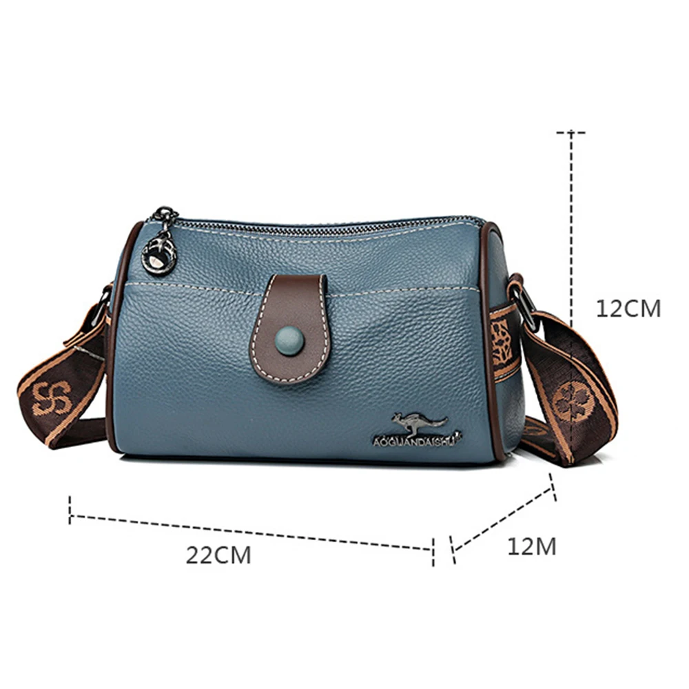 New Ladies Shoulder Bag Messenger Bags Genuine Leather Women Trend Designer Retro Shoulder Crossbody Bags Mobile Phone Bag