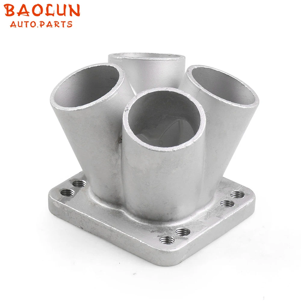 

BAOLUN With T3 Flange Cast Stainless Steel 4-1 Turbo Header Manifold Merge Collector T3 T4