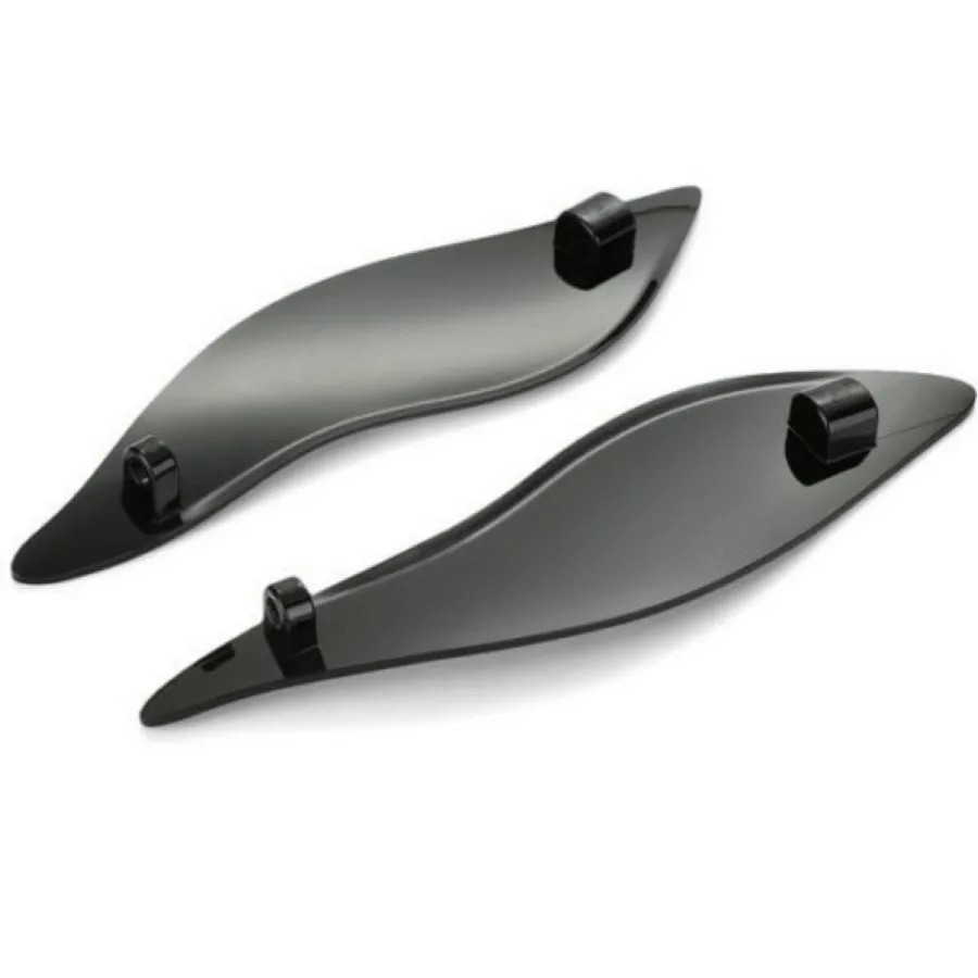 Дефлектор воздуха на лобовое стекло мотоцикла с боковым крылом регулируемый для