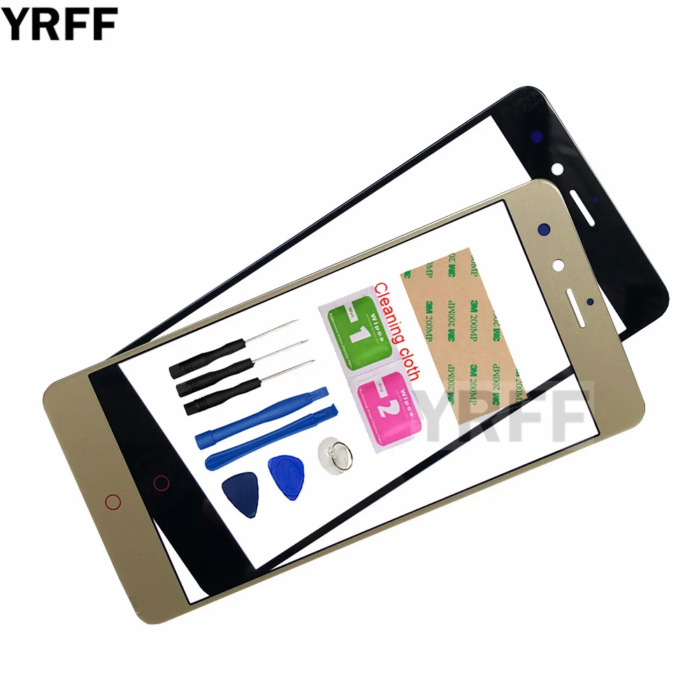 

YRFF 5,0 ''внешнее стекло для мобильного телефона ZTE Nubia Z11 Mini NX529J запасная Передняя стеклянная панель (без сенсорного экрана дигитайзер панели)
