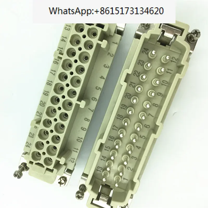 Прямоугольная розетка для тяжелых условий эксплуатации 24-жильный разъем Hot Runner