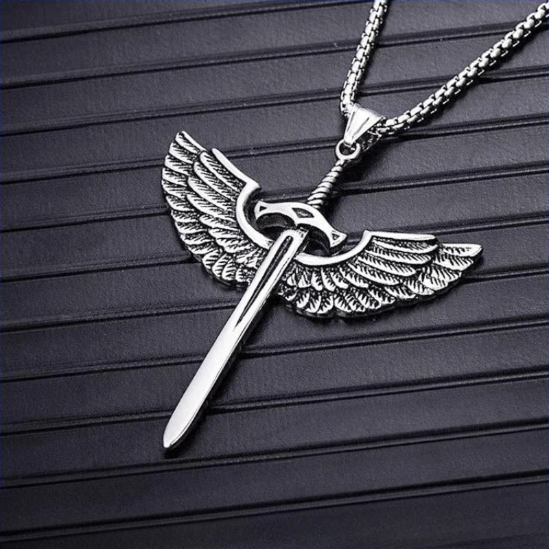 CHUANGCHENG винтажный кулон из нержавеющей стали для мужчин ожерелье цепочка