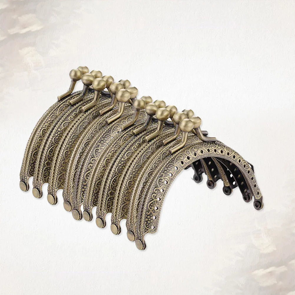 

Frame Purse Clasp Metalcoin Handbag Lock Kiss Buckles Circular Semi Frames Clutch Embossed Making Hinged Diy Clasps