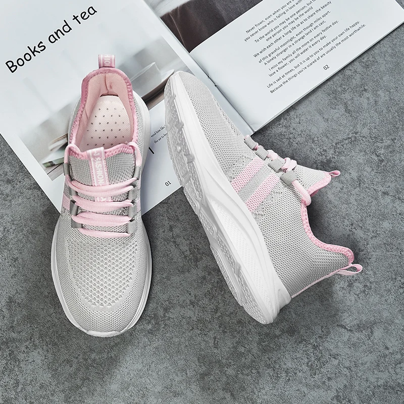 Women Walking Shoes Outdoor Shock Absorption Sports Lightweight Ladies Sneakers Comfortable Casual Shoes