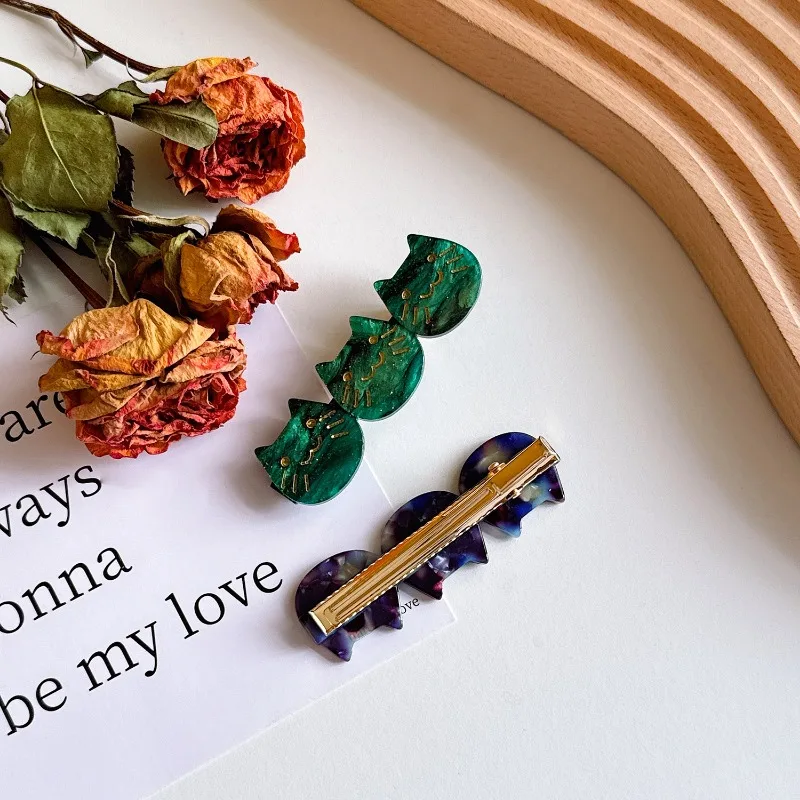 Японская Корейская доска из уксусной кислоты зажим для челки изысканная заколка