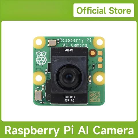 Камера Raspberry Pi с искусственным интеллектом | IMX500 12MP Датчик зрения, бортовой AI-ускоритель и угол обзора 78,3 ° для промышленного IoT/умного дома