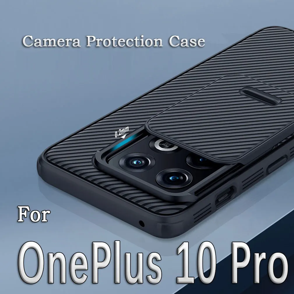 

For OnePlus 10 Pro Case NILLKIN Camshield Pro Slide Lens Protection Shell Frosted Shield PC Back Cover For OnePlus 10 Pro Cases