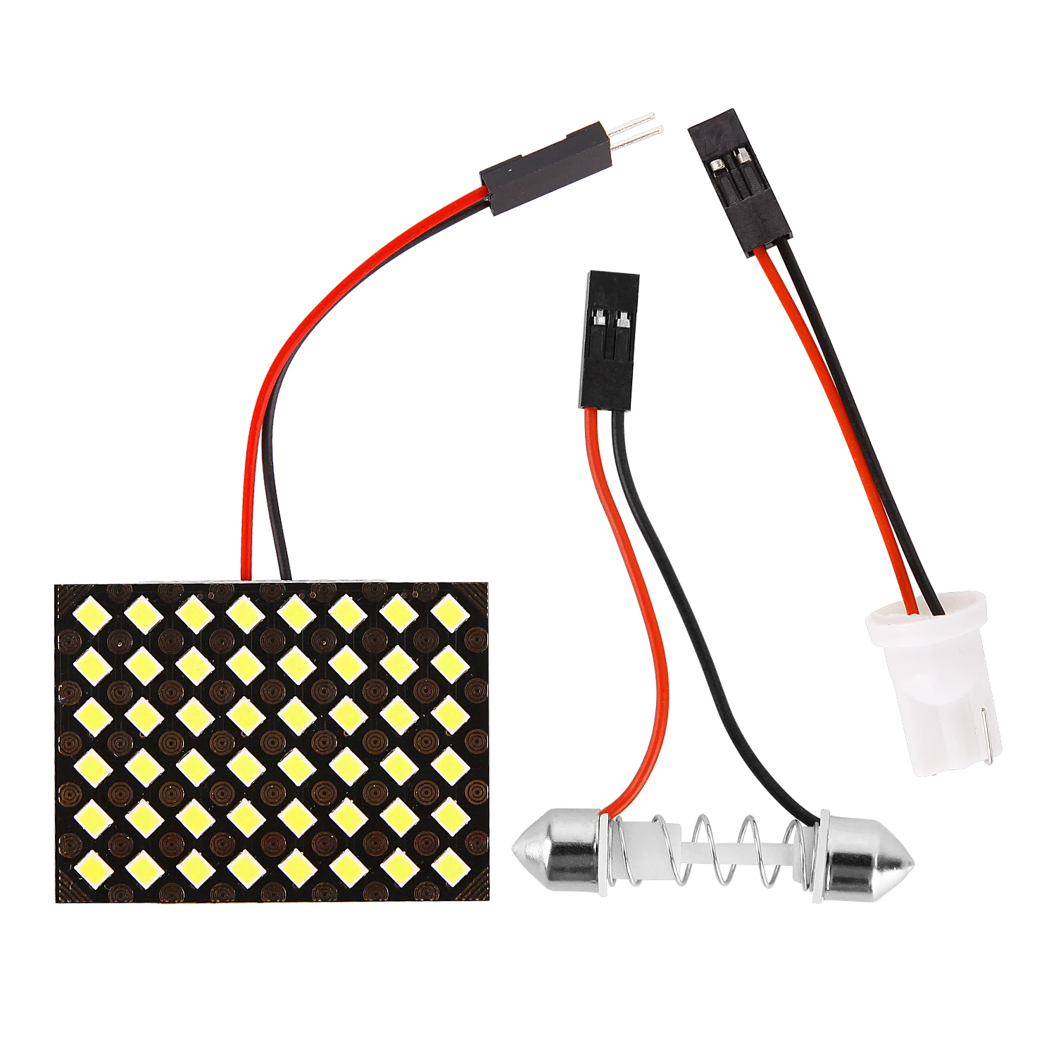Светодиодная панель T10 Автомобильная с белым светом, лампа для чтения, универсальная лампа для багажника на крышу автомобиля, купольная Лампа 48, 24, 12, SMD, ламсветильник s 12 В, 5050, 3030, для интерьера автомобиля
