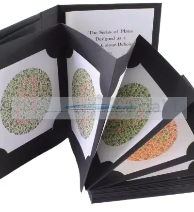 Посібник для проверки цветного слепого зрения Ishihara