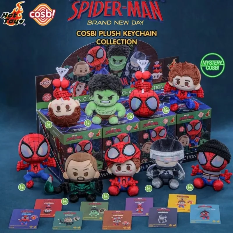 Новинка Hot Toys: Брелок-фигурка Cosbi Marvel Spider-Man из серии New Day, коллекционная фигурка в слепой коробке, подарок (art.: 3920dbfc588ac) - 3920dbfc588ac