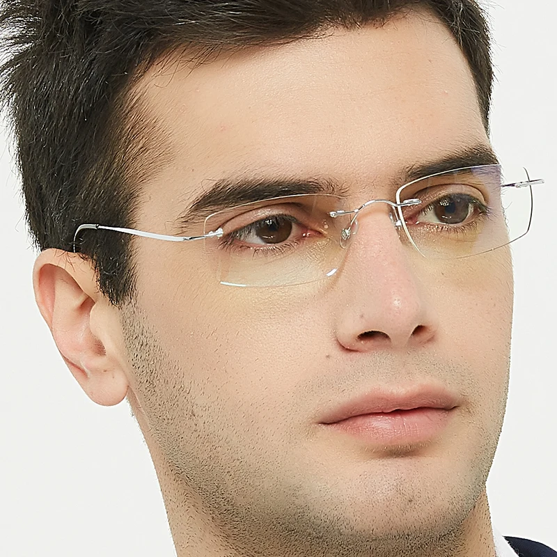 Бренд Loop из чистого титана оптические очки без оправы для мужчин и женщин винтов