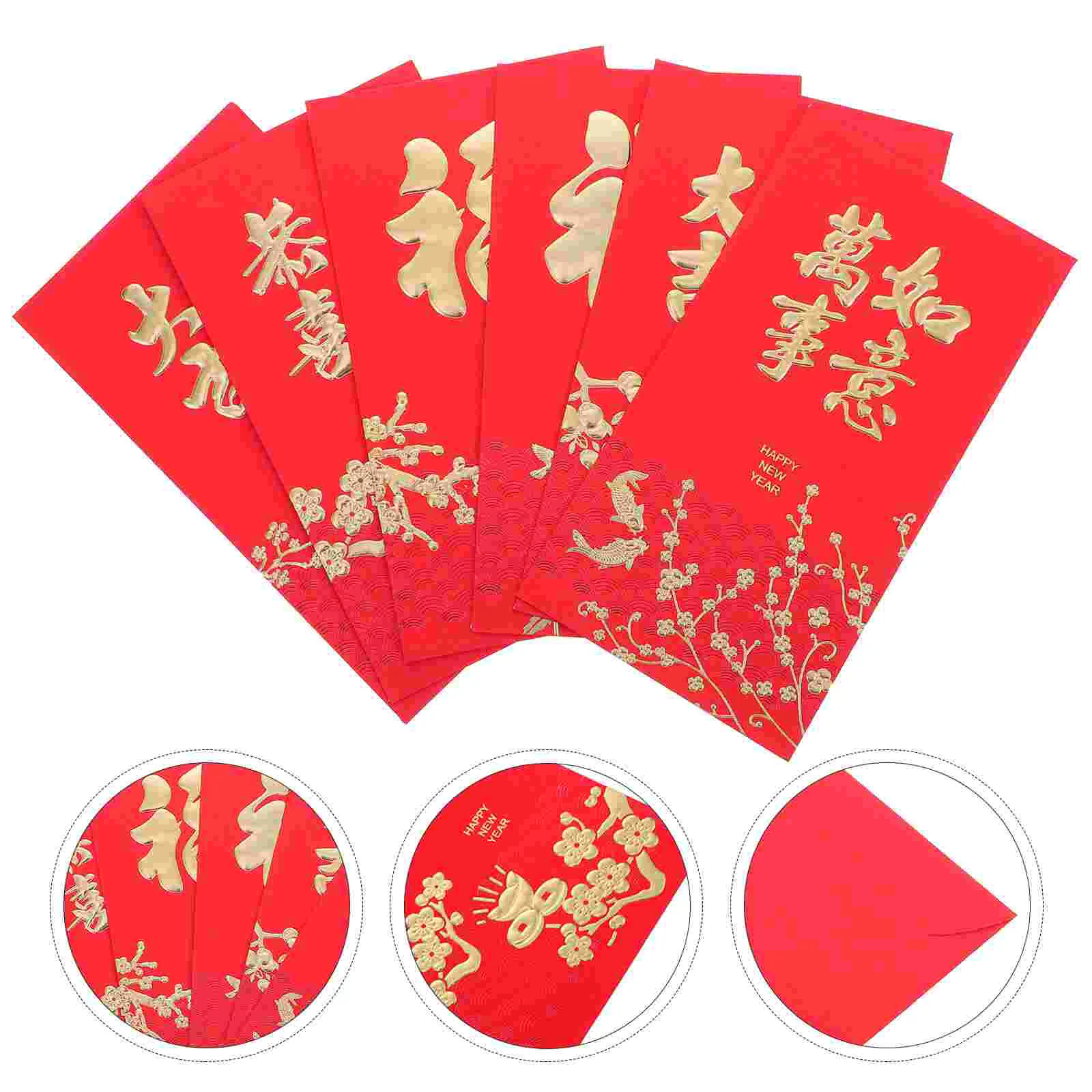 

Envelope Red Money Year Chineseenvelopes New Festival Bao Hong Birthday Greeting Spring Hongbao Packet Luck Lunar Auspicious