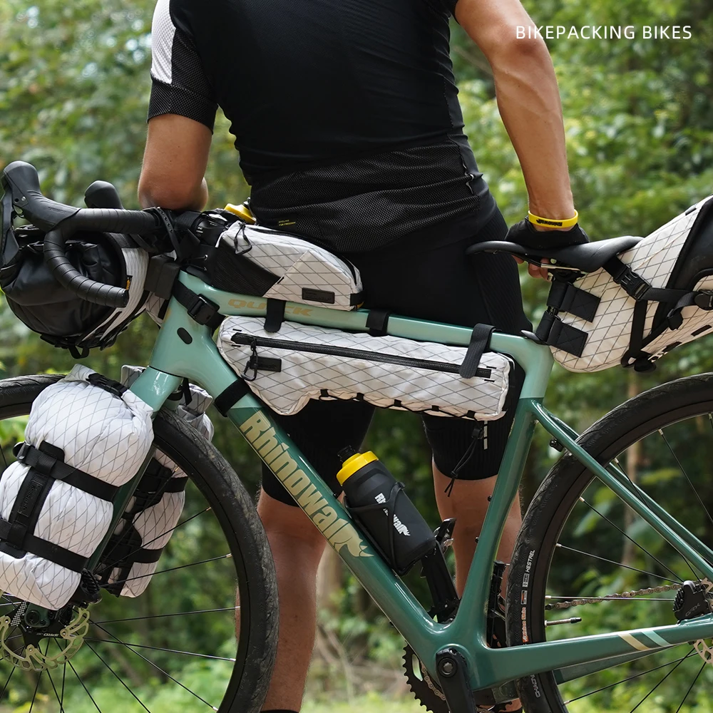 Велосипедная Рама Rhinowalk слегка непромокаемая треугольная сумка-кроссбокс с
