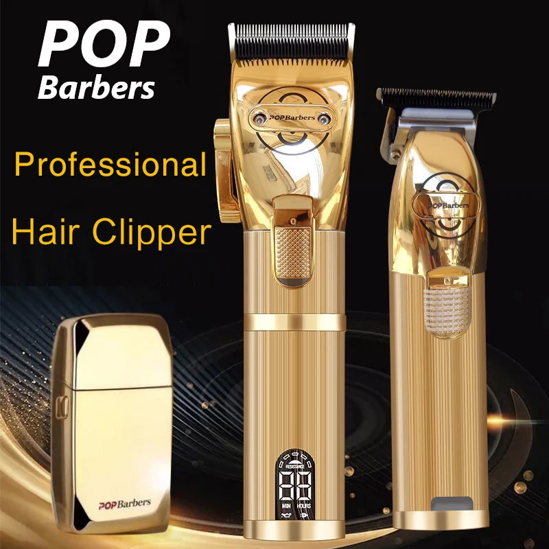 

Professional Hair Cutting Machine Pop Barbers P800 Oil Head Electric Hair Clippers Adjustable Blade Size Hair Clipper Trimmer