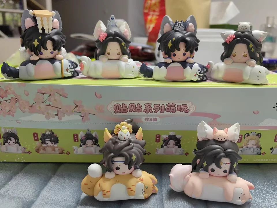 Фото Оригинальная серия Blind Box «Хаски и его белый кот Шизун: Вместе навсегда» — милая аниме-фигурка, загадочная коробка, игрушки для девочек Hippers №4