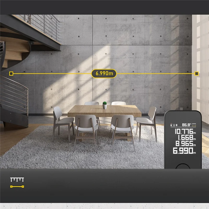 Умная лазерная измерительная профессиональная Высокоточная цифровая Лазерная