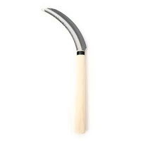 classical national style design folded weeding sickle with nylon bag sharp steel blade for outdoor adventure gardening