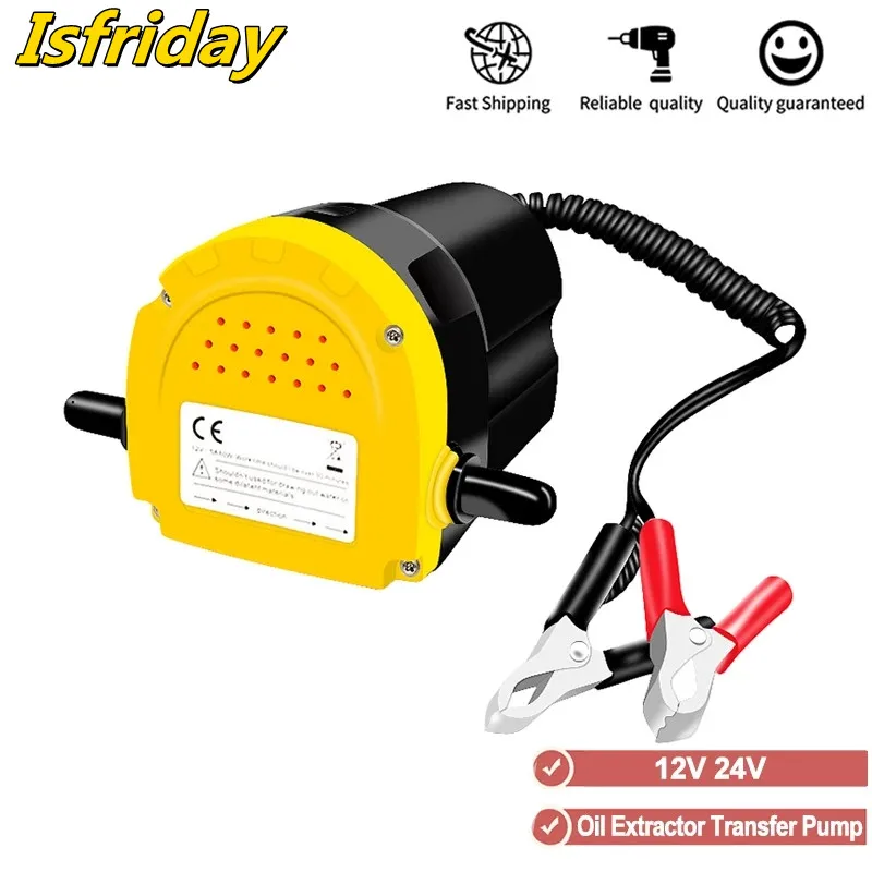 

12 В Автомобильный Электрический экстрактор масла, перекачивающий насос 60 Вт, мини-топливный двигатель, масло/Сырая нефть, жидкость, всасыва...
