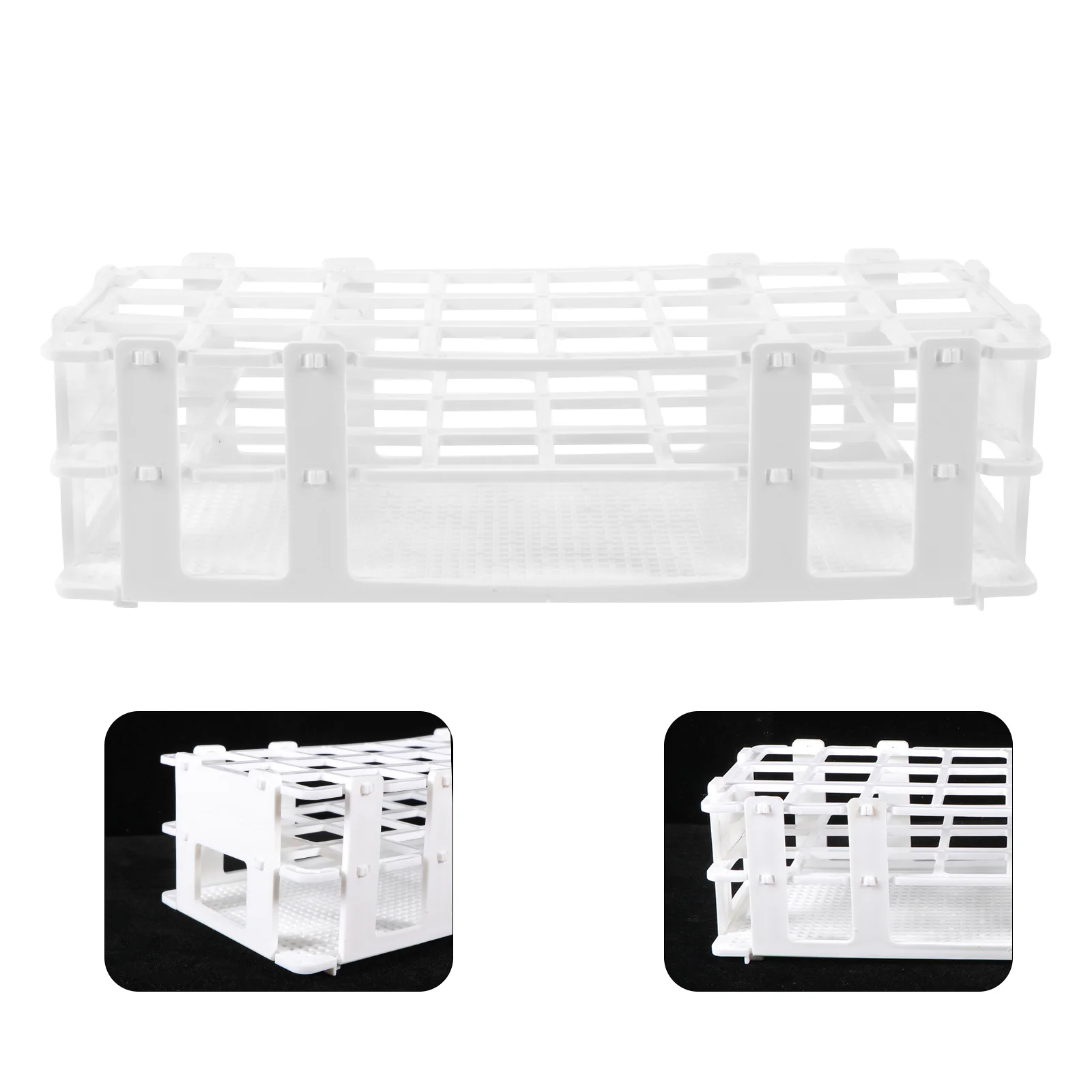 

Flower Tube Holder Plastic Test Tubes Experimental Accessory Container Laboratory Rack Storage