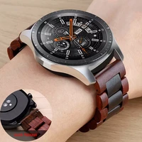 20 22mm wood strap for galaxy watch 4 classic 46mm 42mm bracelet watchbands for galaxy watch4 44mm 40mm correa wristband