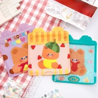 10pcs cute snacks sealed bag rabbit bear food biscuit candy small packaging bag candy bag cartoon baking west point storage bag