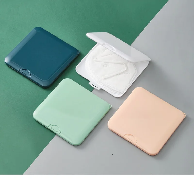 

Disposable Face Mask Case Portable Storage Case Holder Save Mask Box Face Mask Container Mask Organizer Box Surgical Mask