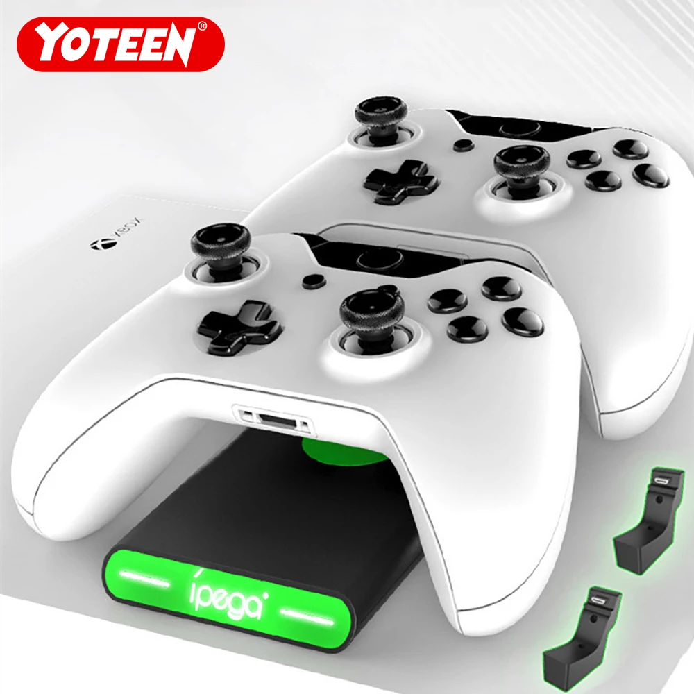 

Yoteen Контактное зарядное устройство для XBOX ONE X/тонкий беспроводной контроллер зарядная док-станция