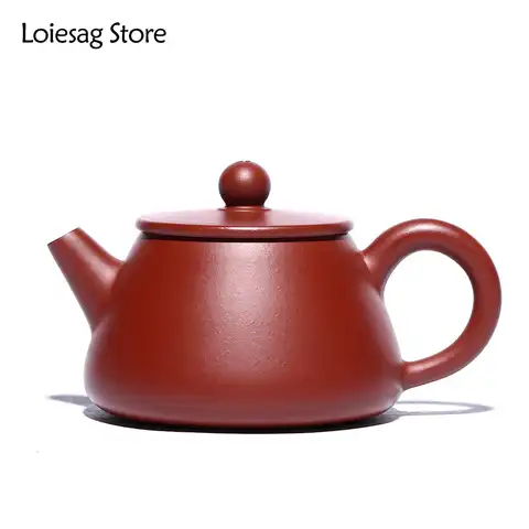 Loiesag 100 мл Yixing чистый ручной работы Фиолетовый глиняный горшок Dahongpao каменная Ложка Чайник для здоровья домашний кунг-фу чайный набор