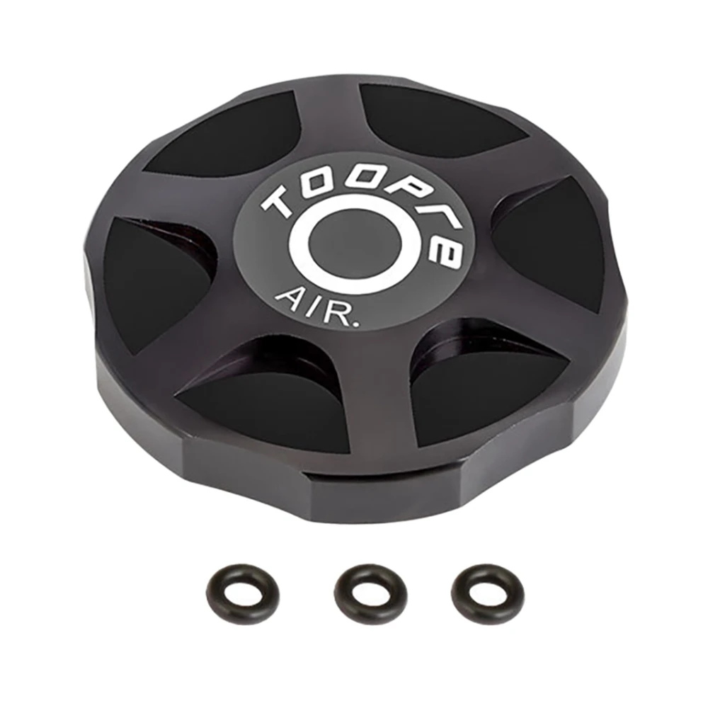 

Передняя крышка вилки для велосипеда TOOPRE, крышка воздушной камеры из алюминиевого сплава, Пыленепроницаемая Наплечная Крышка для горного велосипеда, Черная