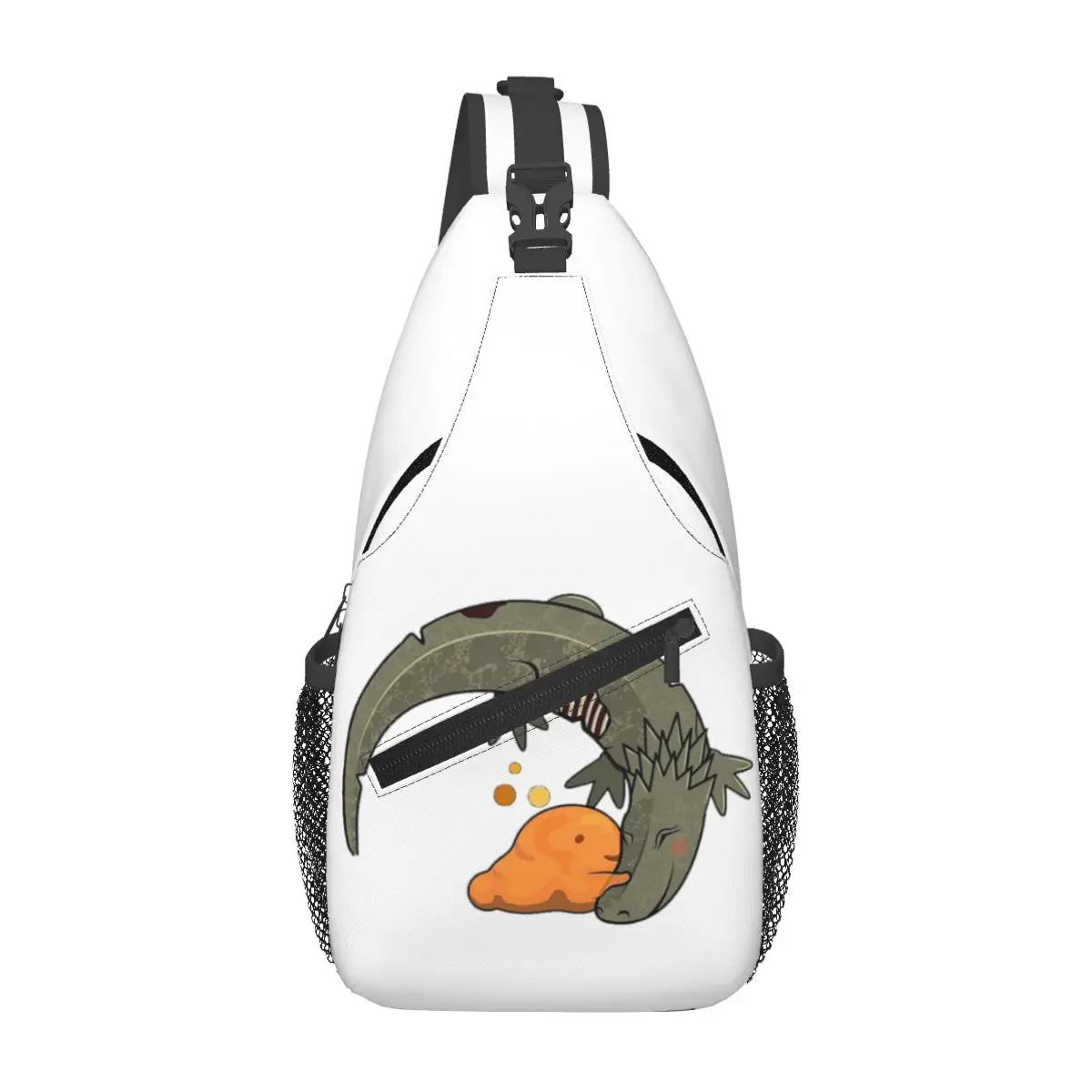 SCP-999 + SCP-682 SCP Foundation Нагрудная сумка Мужской рюкзак через плечо на слинге Дорожный