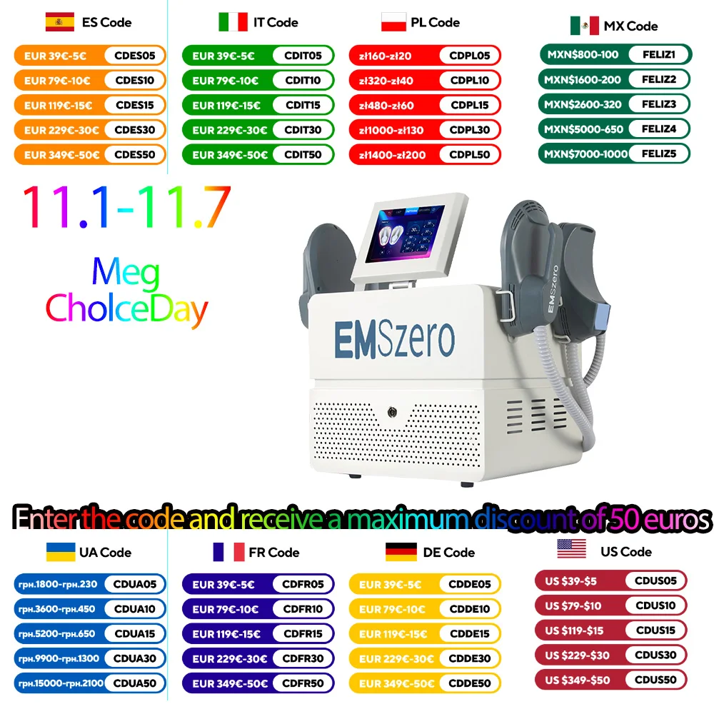 Двойной одиннадцать глобальный торговый фестиваль 14Tesla 6000W мышечный Стимулятор