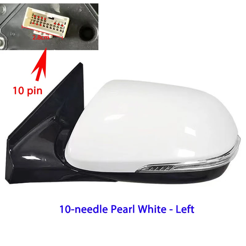 

Автомобильное зеркало, зеркало заднего вида в сборе для Hyundai Grand SantaFe XL 2013-2020 зеркала, электрическое складное рулевое управление, линза с подогревом