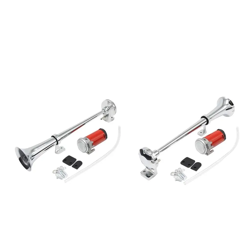 

Воздушный клаксон, однородный, дБ, 12 В, набор компрессоров для автомобилей, грузовиков, поездов (комплект из 2 шт.)