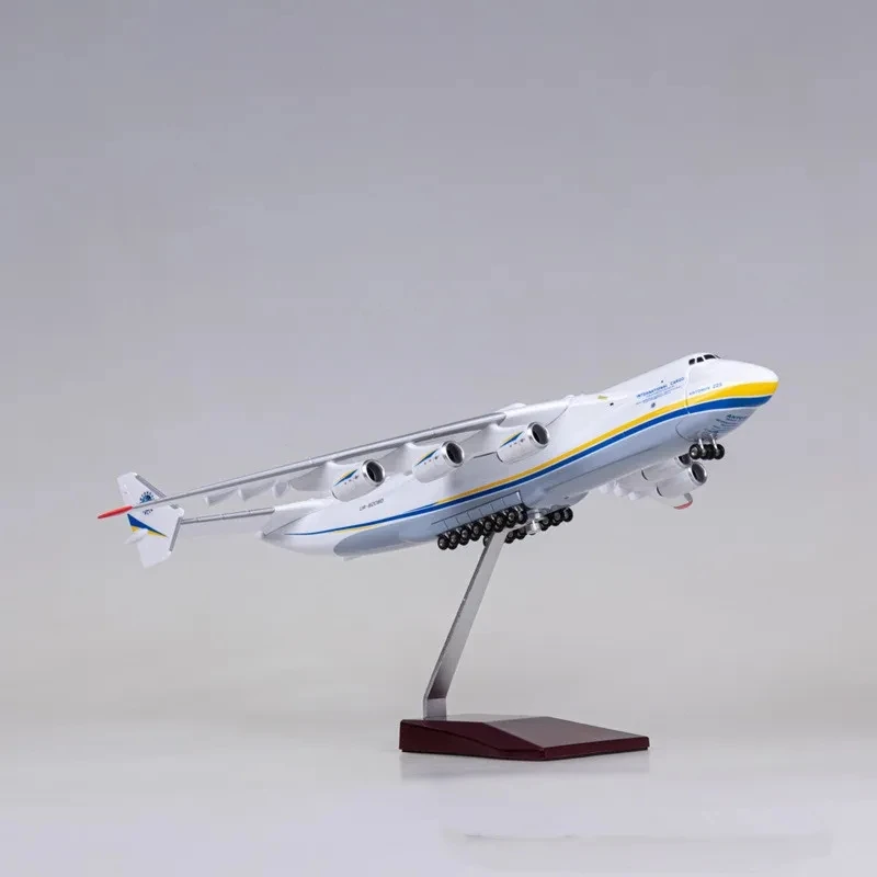 

42CM 1/200 Scale For Antonov AN-225 Mriya Transport Aircraft Simulation Airplane Resin Plastic Replica Model Toy For Collection