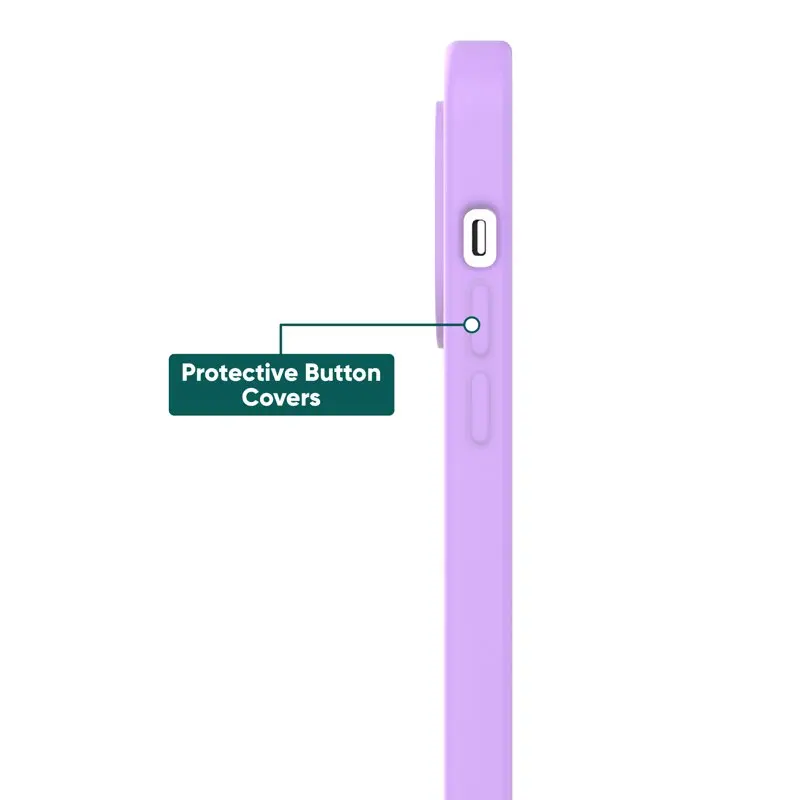 2023 new for Silicone Phone Case for iPhone 13 Pro Max / iPhone 12 Pro Max - Lavender