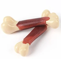 dog teething stick pet teething toy beef flavored big bones dog teething bite resistant bone stick 2021 new