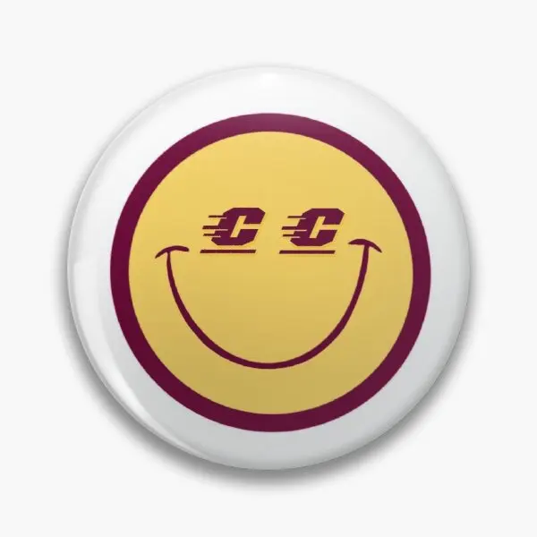 

Central Michigan University Cmu Chippe Soft Button Pin Cute Creative Clothes Women Lapel Pin Hat Jewelry Fashion Collar Cartoon
