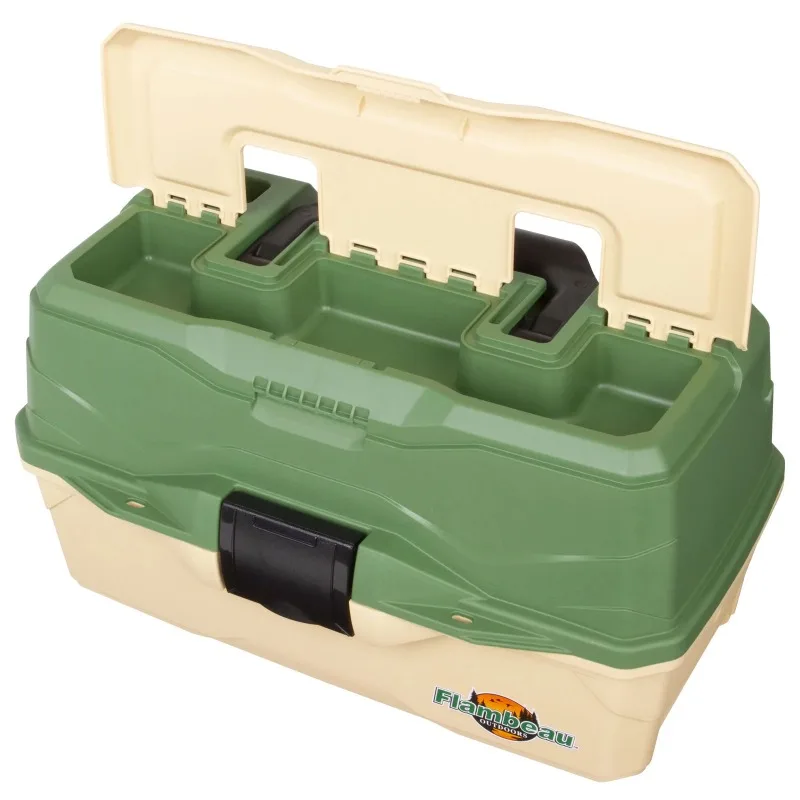 

fishing stuff Outdoors Fishing Tackle Box and Bait Storage Kit Two Tray